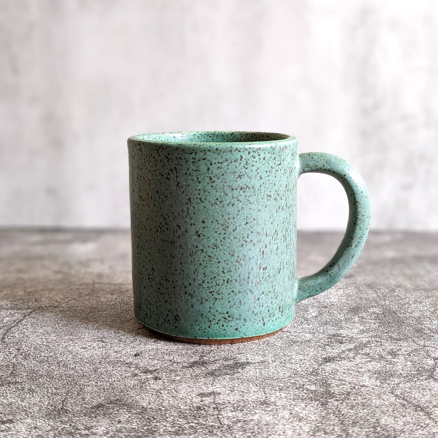 Green Speckled Mug