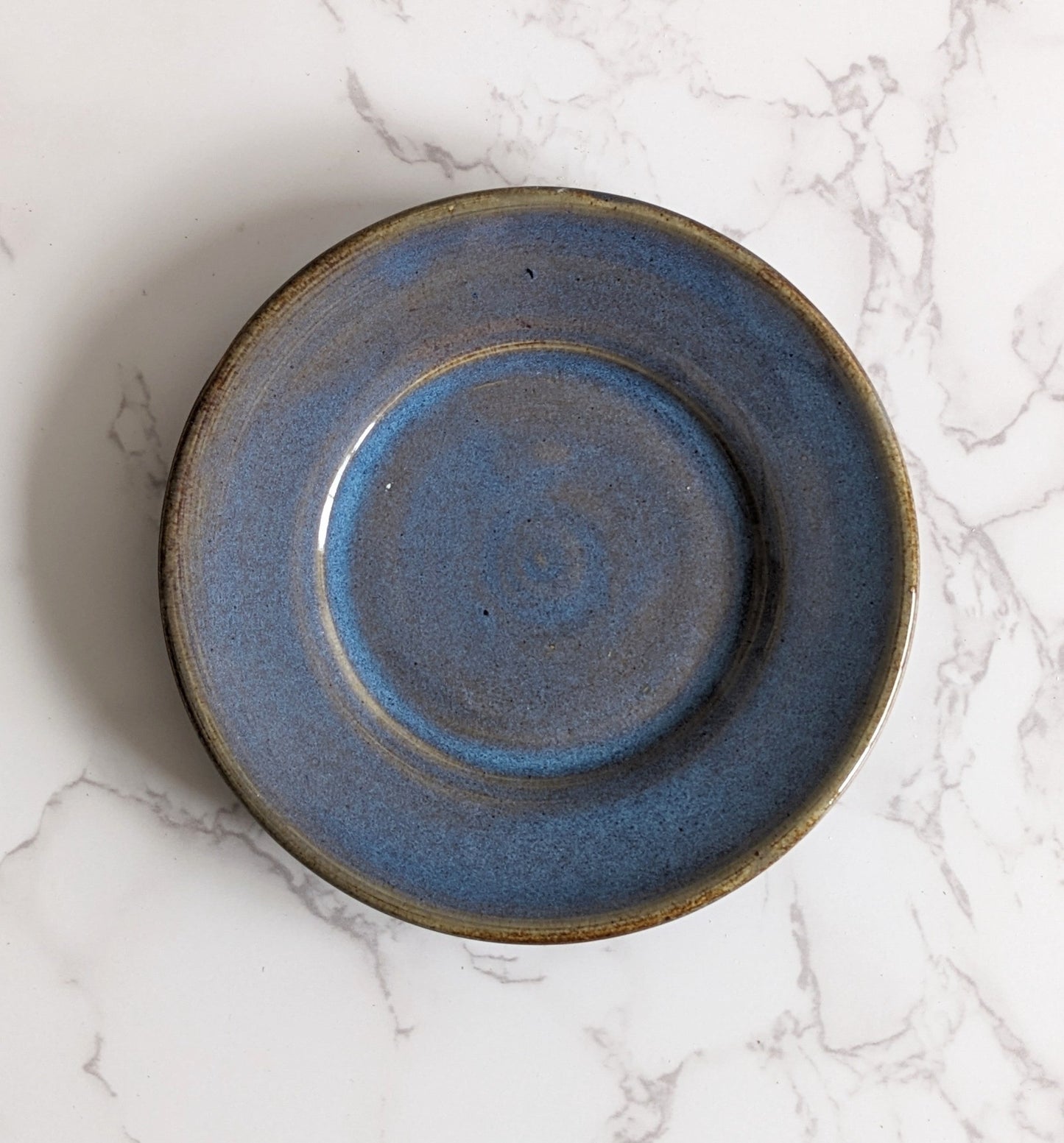 Blue Drippy Tea Cup