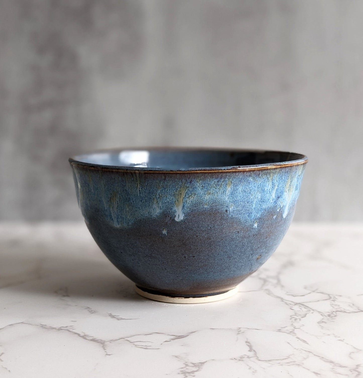 Blue Drippy Bowl