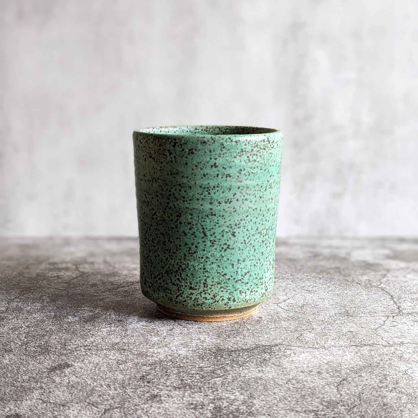 Green Speckled Cup