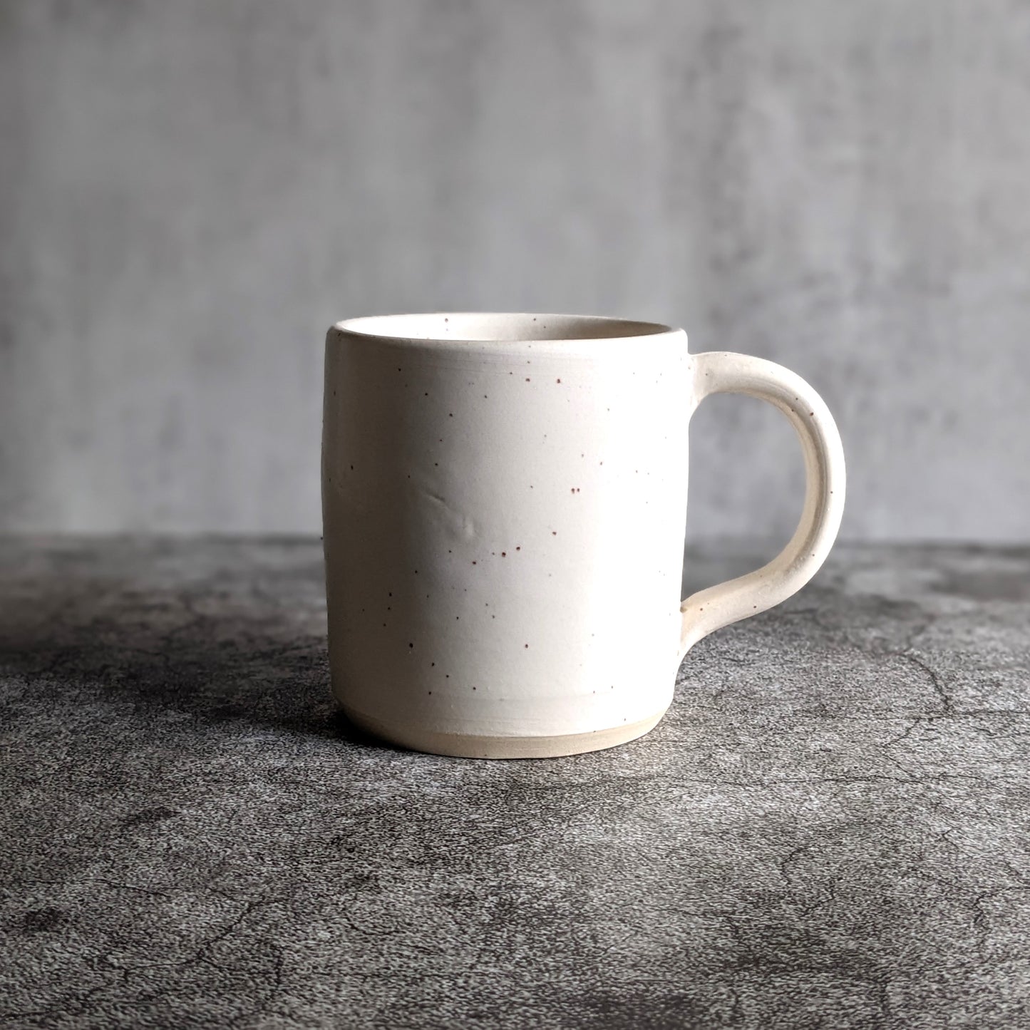 White Speckled Mug