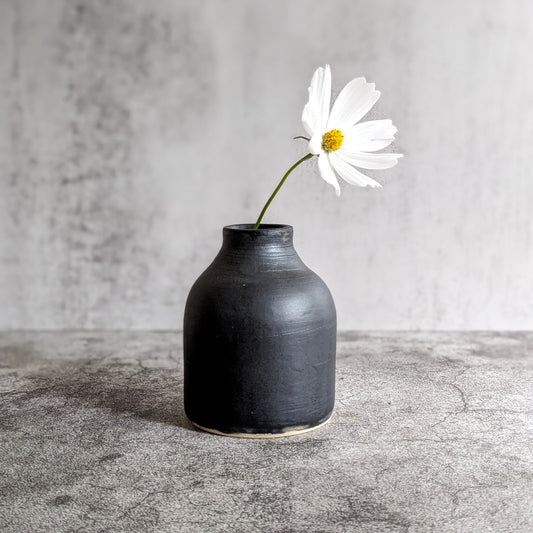 Small Black Vase